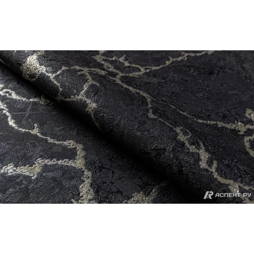 Обои флизелиновые Аспект Вермонт черный 70572-44 1,06х10,05 м