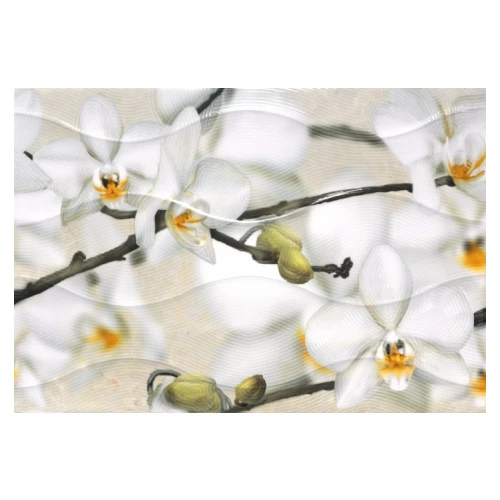 Плитка настенная Керамин Энигма 3 тип 2 белый 27,5х40 см