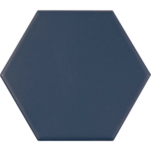 Керамогранит Equipe Кроматика Навал Блуе / Kromatika Naval Blue матовый синий 26469 11,6х10,1 см