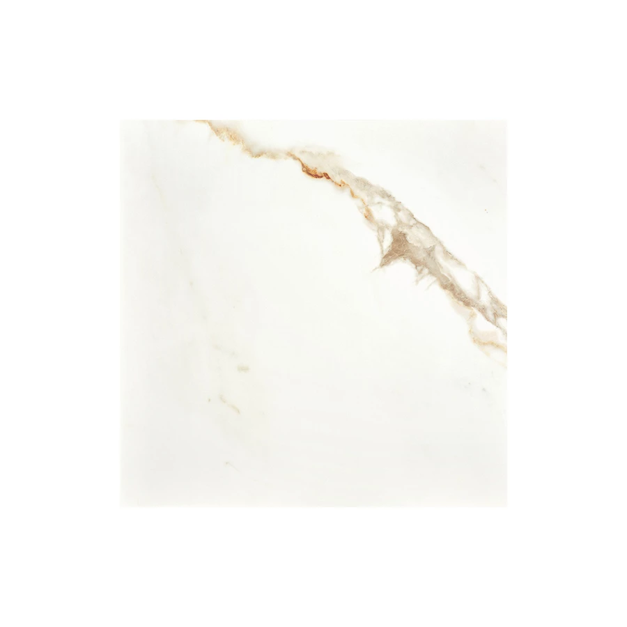 Керамогранит Love Ceramic Tiles Precious Calacatta Gold Pol Rett глянцевый белый 608.0016.080 79х79 см
