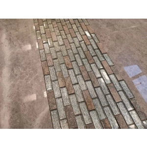 Мозаика из стекла и камня LeeDo Ceramica Dubai бежево-серый 29,8x29,8 см