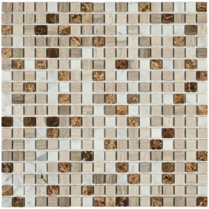 Мозаика Bonaparte Каменная мозаика Detroit 15х15 бежевая 30,5х30,5 см
