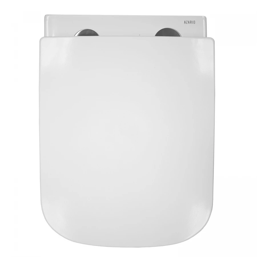 Унитаз подвесной Azario Teramo безободковый слив торнадо в комплекте с сидением микролифт AZ-0052-UQ3 34х49х35 см