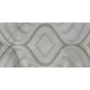 Плитка настенная Primavera Меоланс Декор светлый серый глянец TP3665H 60х30 см