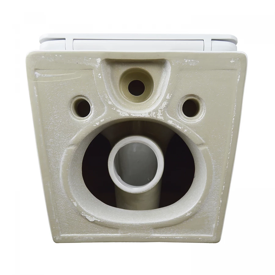 Унитаз подвесной Azario Trevi безободковый слив торнадо в комплекте с сидением микролифт белый AZ-0093UQ3 49.5х36х39 см