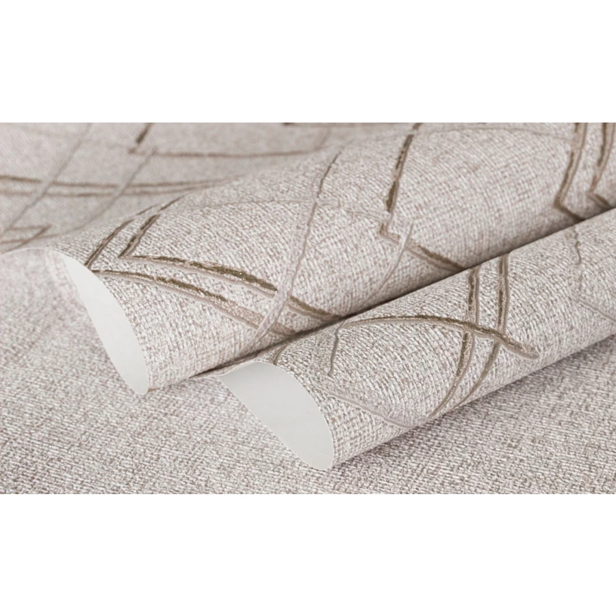 Обои виниловые Аспект Чарли бежевые 10122-28 0,53х10,05 м