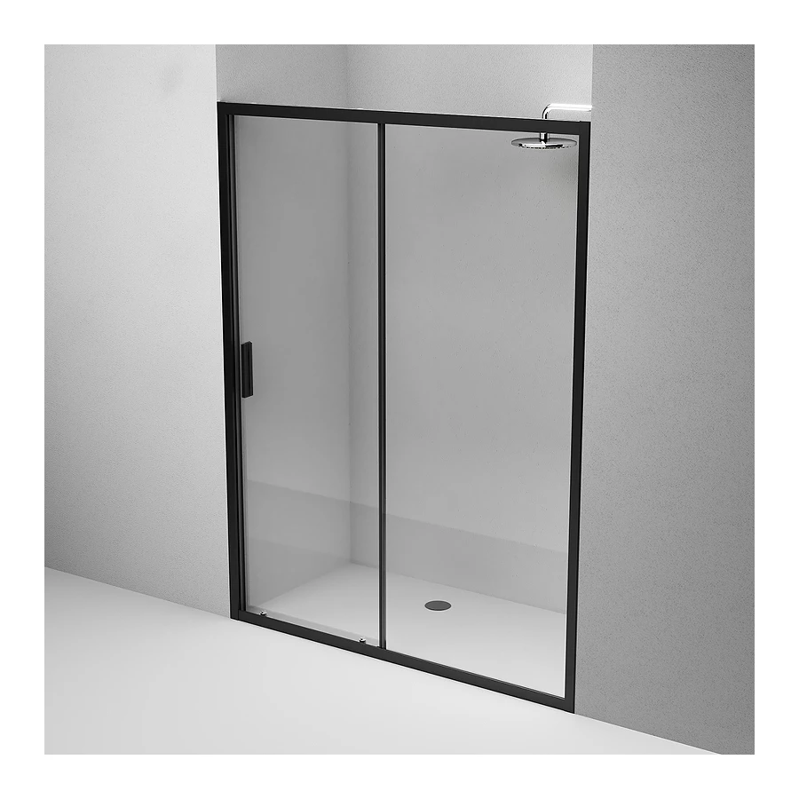 Дверь душевая в нишу Am Pm Gem раздвижная W90G-150-1-195BT 150x195 см