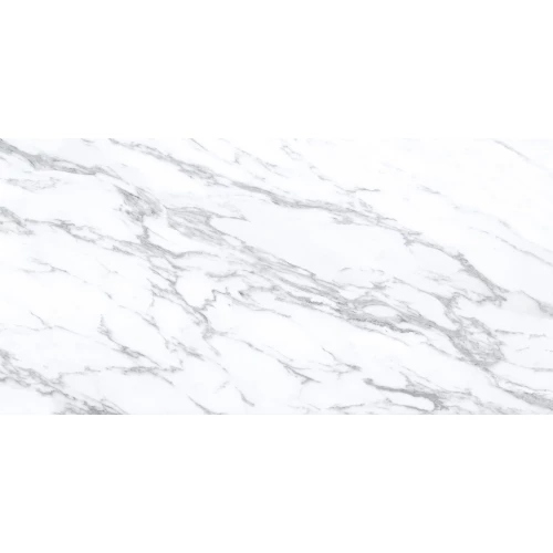 Керамогранит lamore Ceramic Gloss 60х120 Lamiton Bianco глянцевый бело-серый 60/120-031 120х60 см