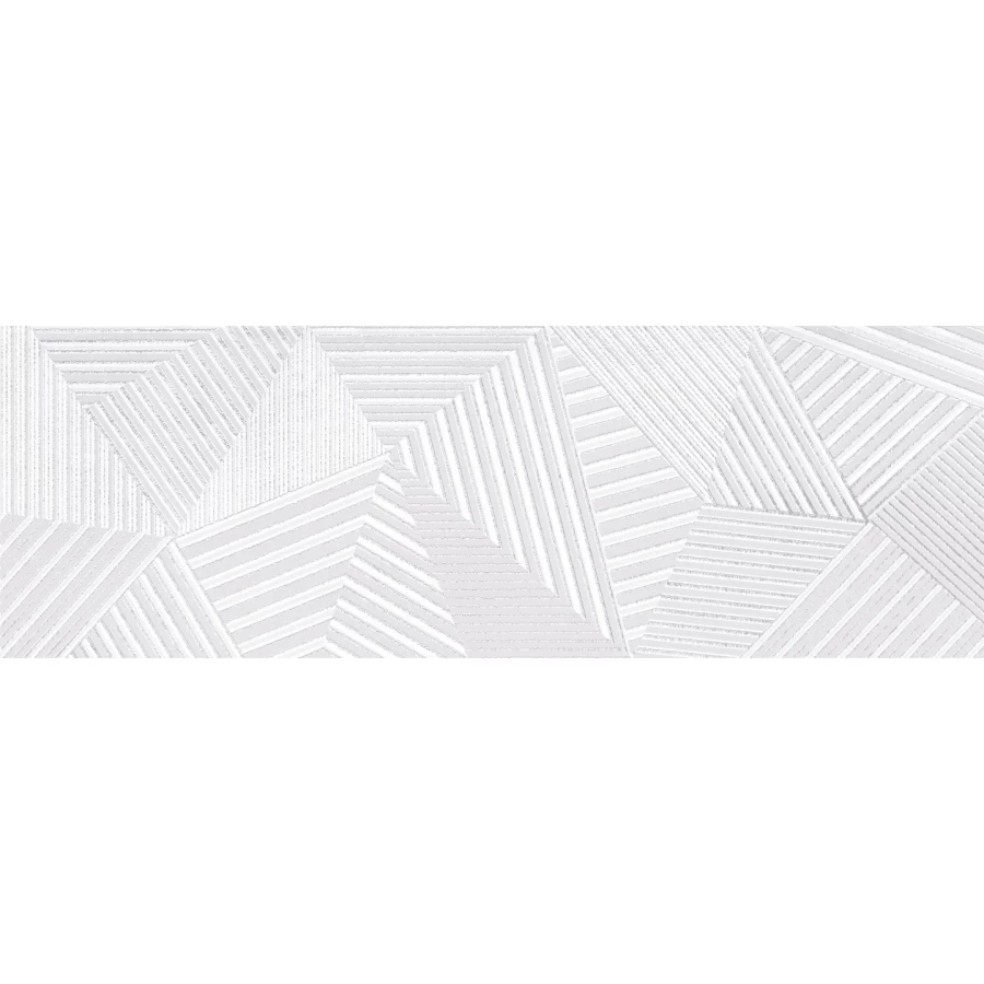 Декор Delacora Folk Gray белый 25,3*75 см