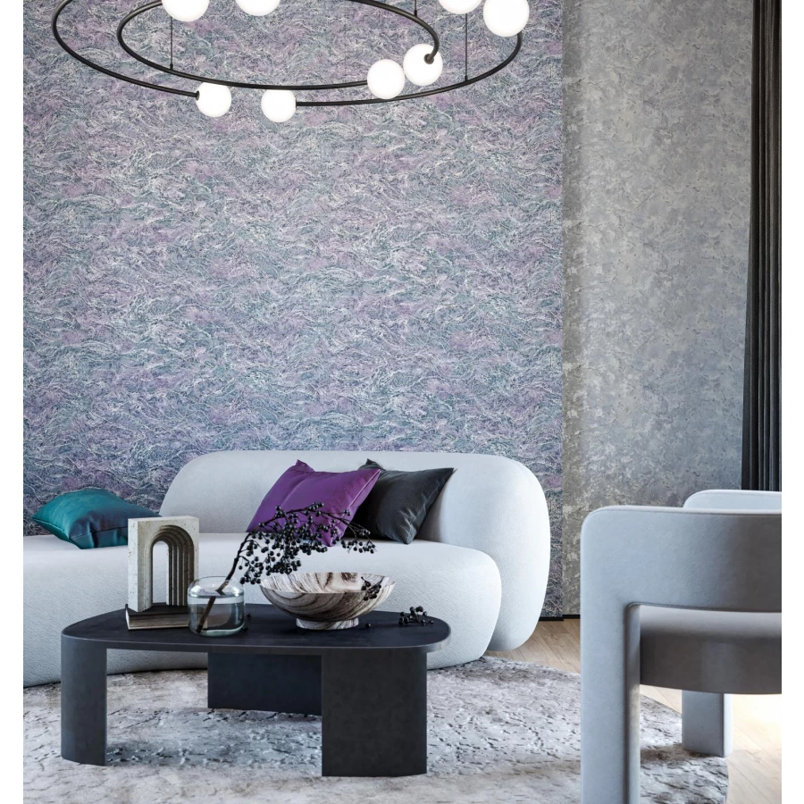 Обои флизелиновые Palitra Prestige Aqua Vita белые PC71718-11 1,06х10,05 м