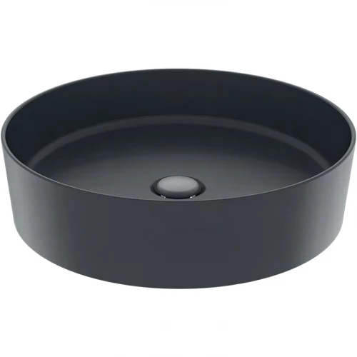 Раковина на столешницу Creavit Loop антрацит матовый LP145-00AM00E-0000 45 см