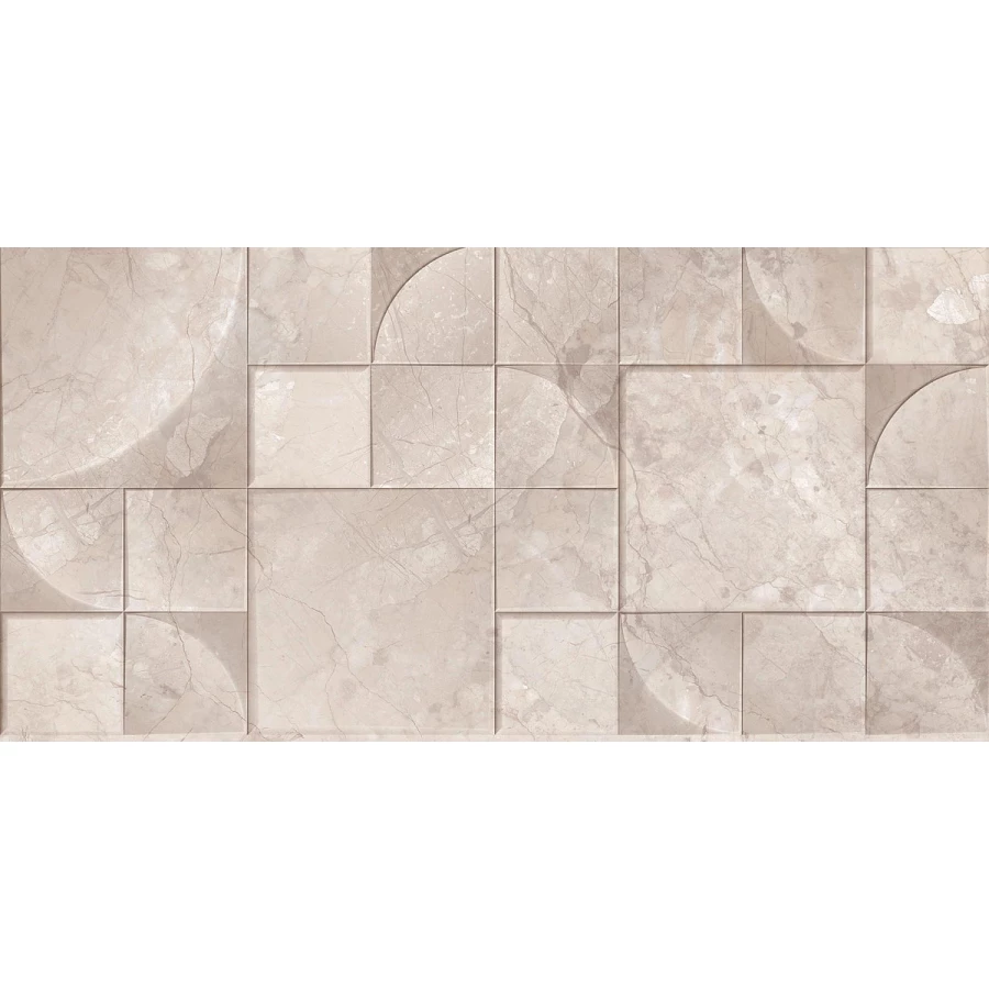 Керамическая плитка Kerlife Parma Avorio Rel 33 матовая бежевая 63х31,5 см