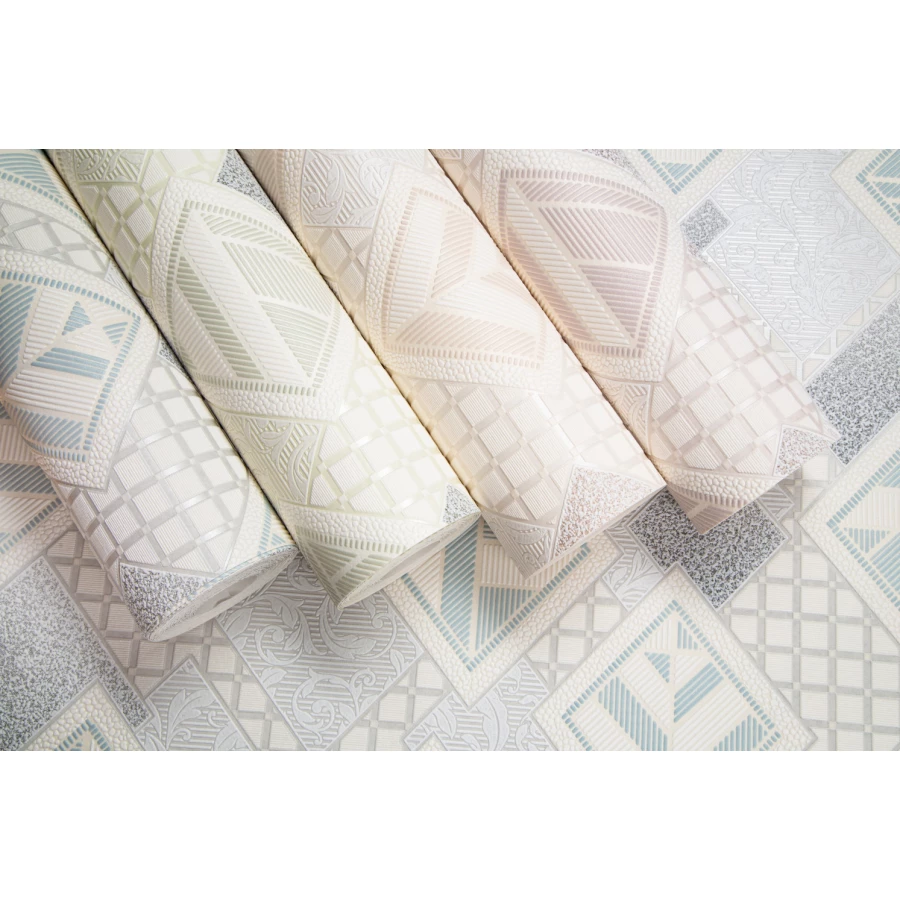 Обои бумажные Palitra Home HomeColor Puzzle серые HC11041-14 0.53х10.05м