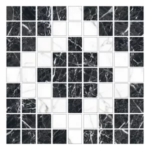 Мозаика Kerranova Black & White Микс K-61(60)/LR/m01 30x30