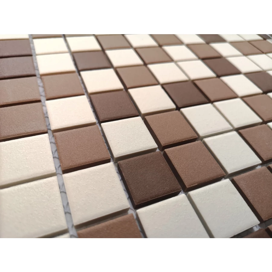 Керамическая мозаика LeeDo Ceramica Marte бело-коричневый 30x30 см