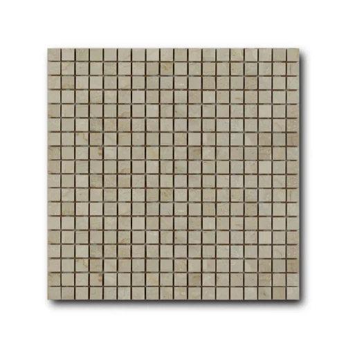 Мозаика из натурального камня Art&Natura Marble Mosaic 15x15 Botticino Fiorito mm-batticfior 30,5х30,5 см