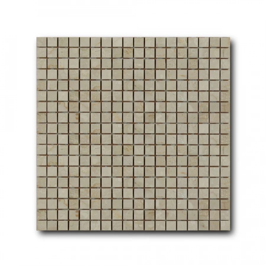 Мозаика из натурального камня Art&Natura Marble Mosaic 15x15 Botticino Fiorito mm-batticfior 30,5х30,5 см