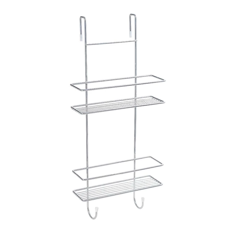 Полка двойная для душевой кабины Fixsen хром FX-740-2