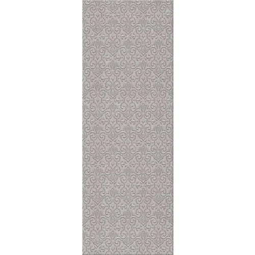 Плитка настенная Eletto Ceramica Agra Grey Arabesco серый 506291101 25,1*70,9