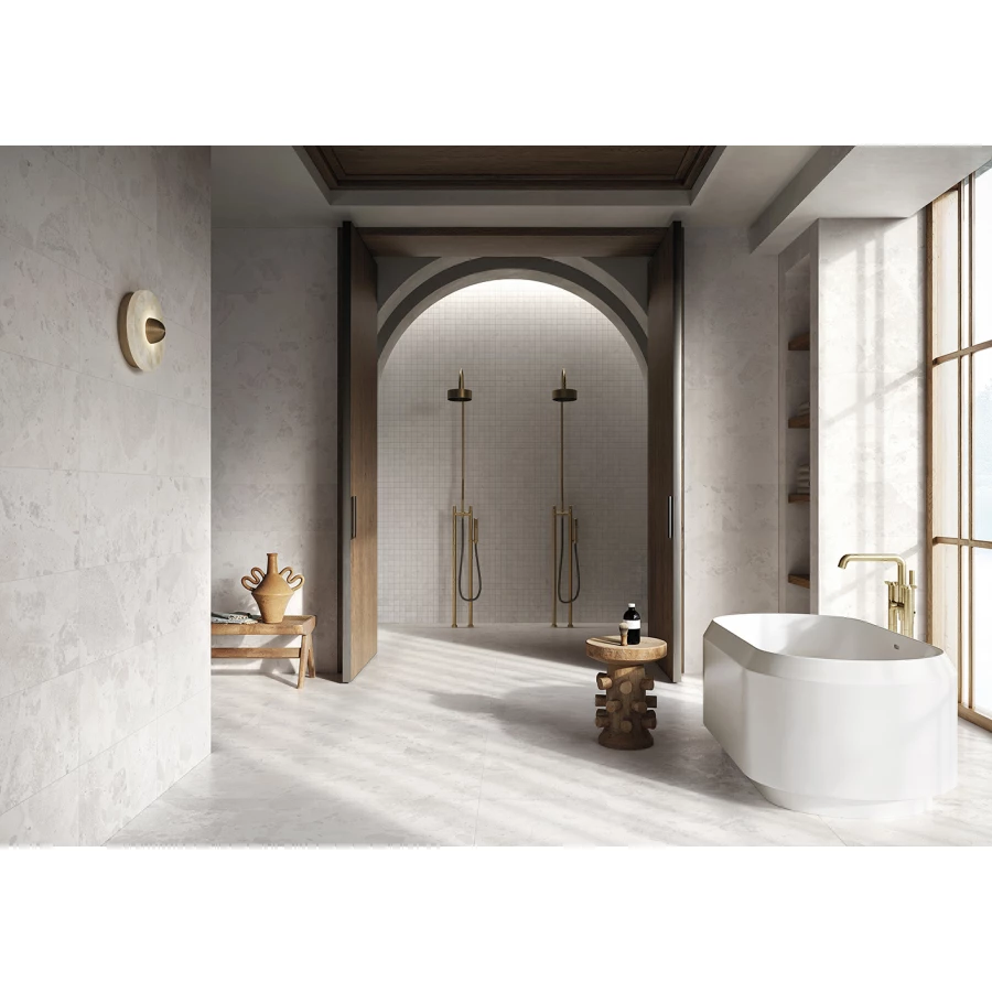 Керамогранит Refin Moon Shine Matt Ret матовый белый RQ13 120х60 см