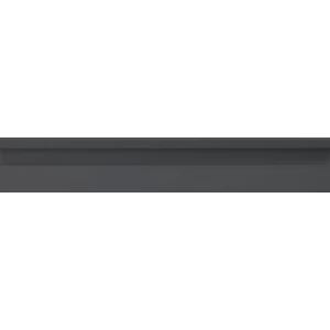 Бордюр настенный Ape Ceramica Bellagio Zocalo Nuvole матовый черный A042003 60х10 см