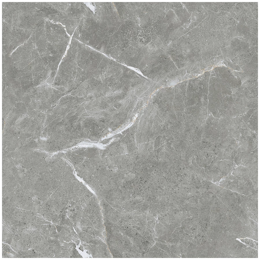 Керамогранит Ceradim Stone Cool Grey серый Полированный 60х60 см