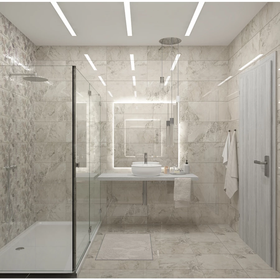 Керамическая плитка Kerlife Elegance beige 1с 49 бежевая 63х31,5 см