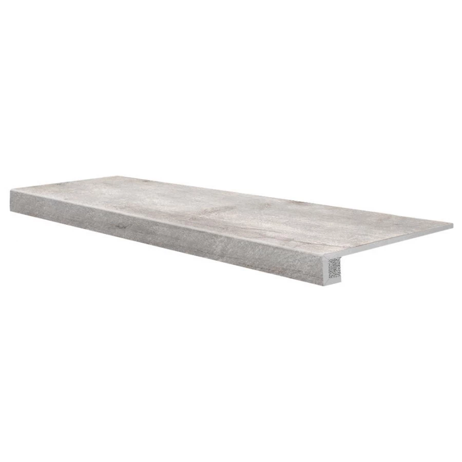 Ступень Проходная из керамогранита Imola Ceramica Kuni Модерн 18W матовая серая 049933 180х33 см