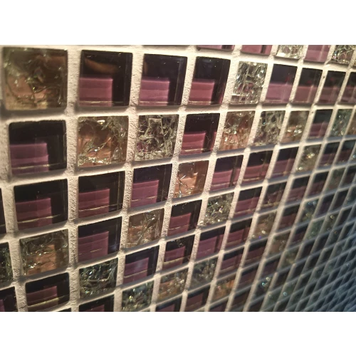 Стеклянная мозаика Caramelle Mosaic Himalaia сиреневый 30,5x30,5 см