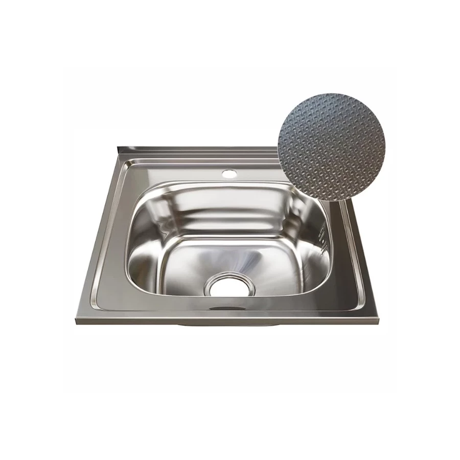 Мойка MixLine с сифоном сатин 555228 50х50 см