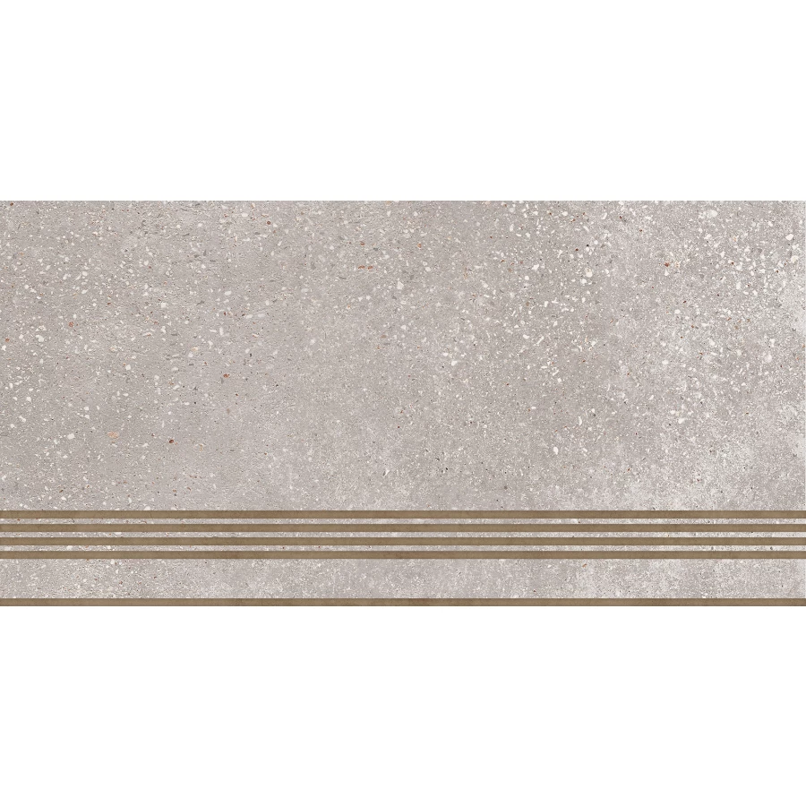 Ступень Global Tile Coral Rock Серый ST183VG 60х30 см