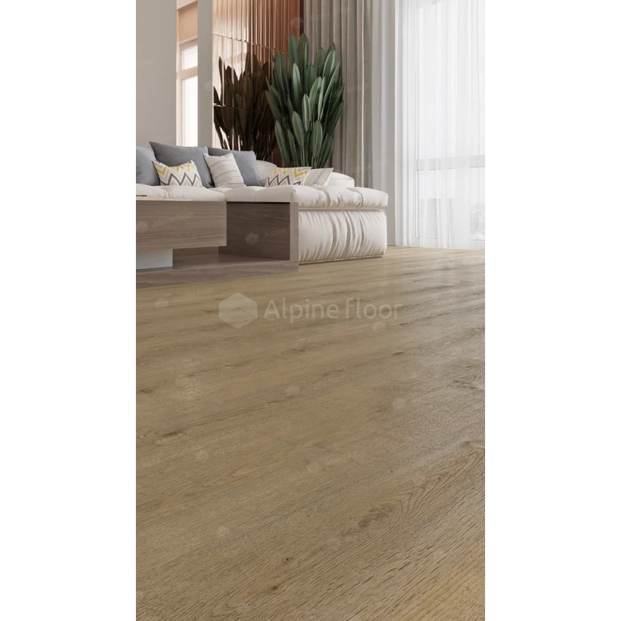 Каменный SPC ламинат Alpine Floor Solo Комодо ЕСО 14-7 34 класс 3.5 мм 2.23 кв.м 122х18.3 см