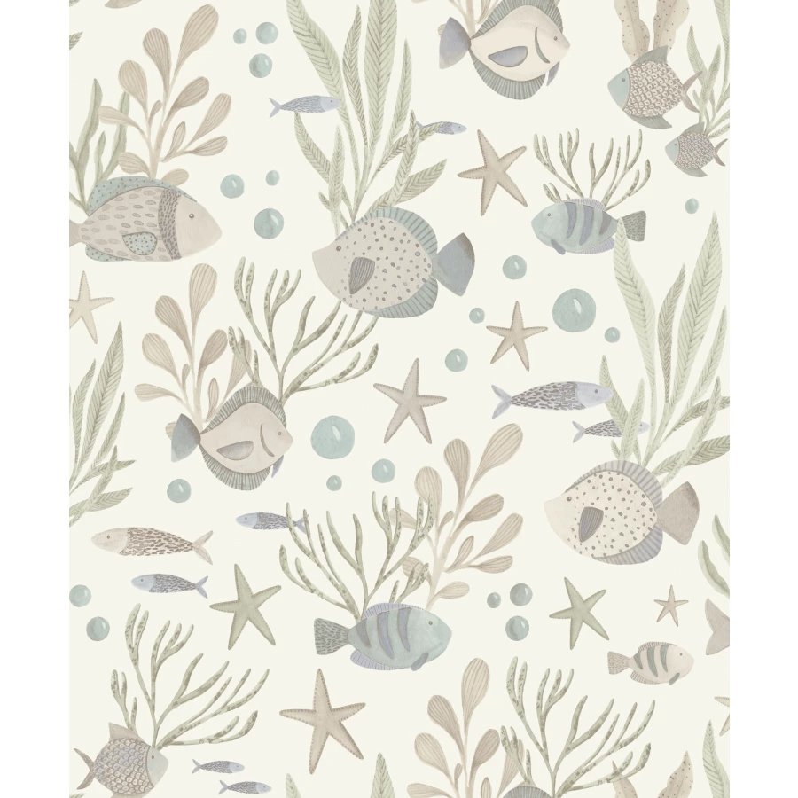 Обои флизелиновые Grandeco Little Dreamers бежевые LD 3301 0,53х10,05 м