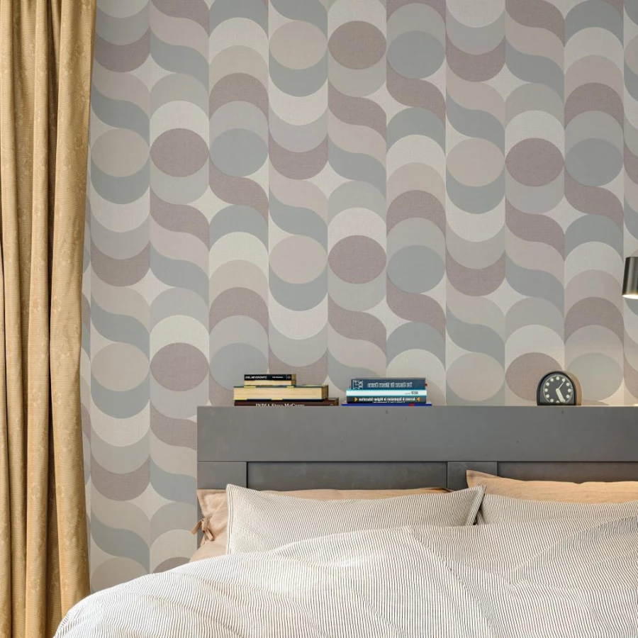 Обои флизелиновые Palitra Home Confetti HomeColor бежевые HC31185-42 1,06х10,05 м