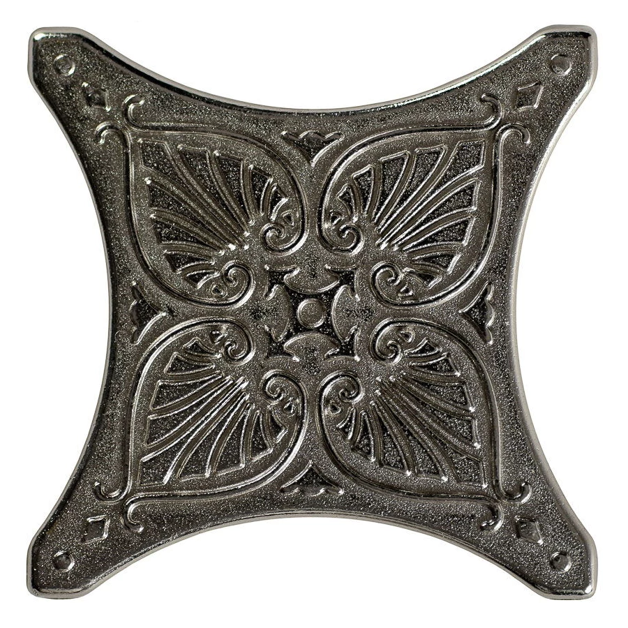 Декоративная вставка из бронзы Kavarti Kavarti Asteroid Feelings XX покрытие никель серебряная 031070 6,7x6,7 см