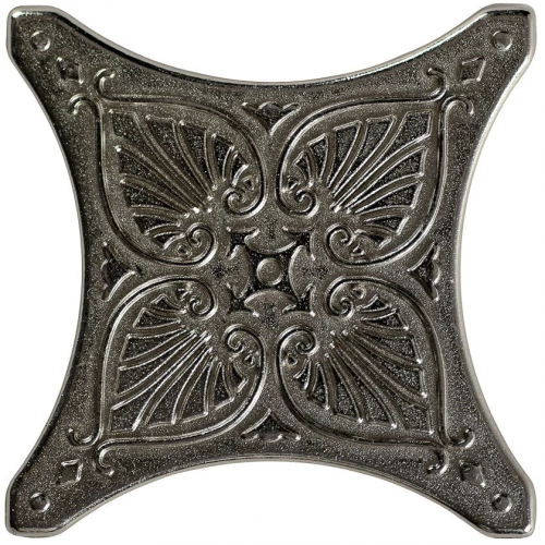 Декоративная вставка из бронзы Kavarti Kavarti Asteroid Feelings XX покрытие никель серебряная 031070 6,7x6,7 см