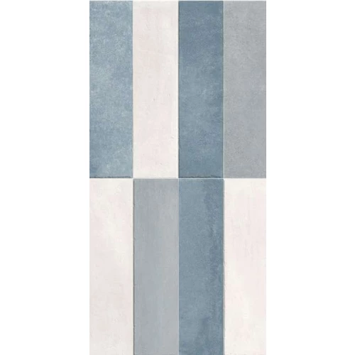 Плитка настенная Dualgres Spirit Acqua матовая синяя 60х30 см