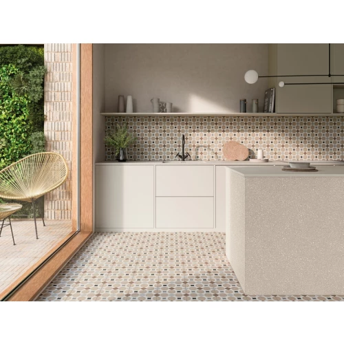 Керамогранит Harmony Peronda Patterns Sand Geometric матовый многоцветный 3386036511 22,3х22,3 см