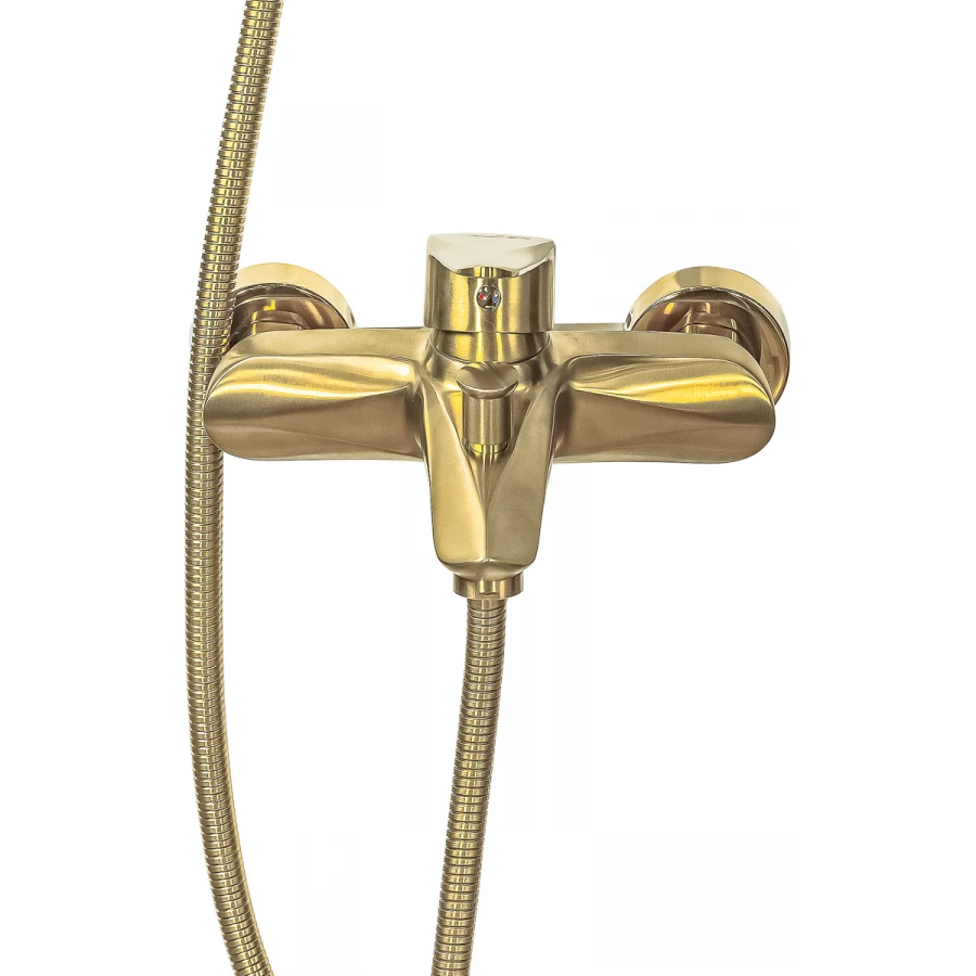 Смеситель для ванны с душем ПСМ-Профсан PSM-301-1 STEEL тип См-ВОРНШлА Золото