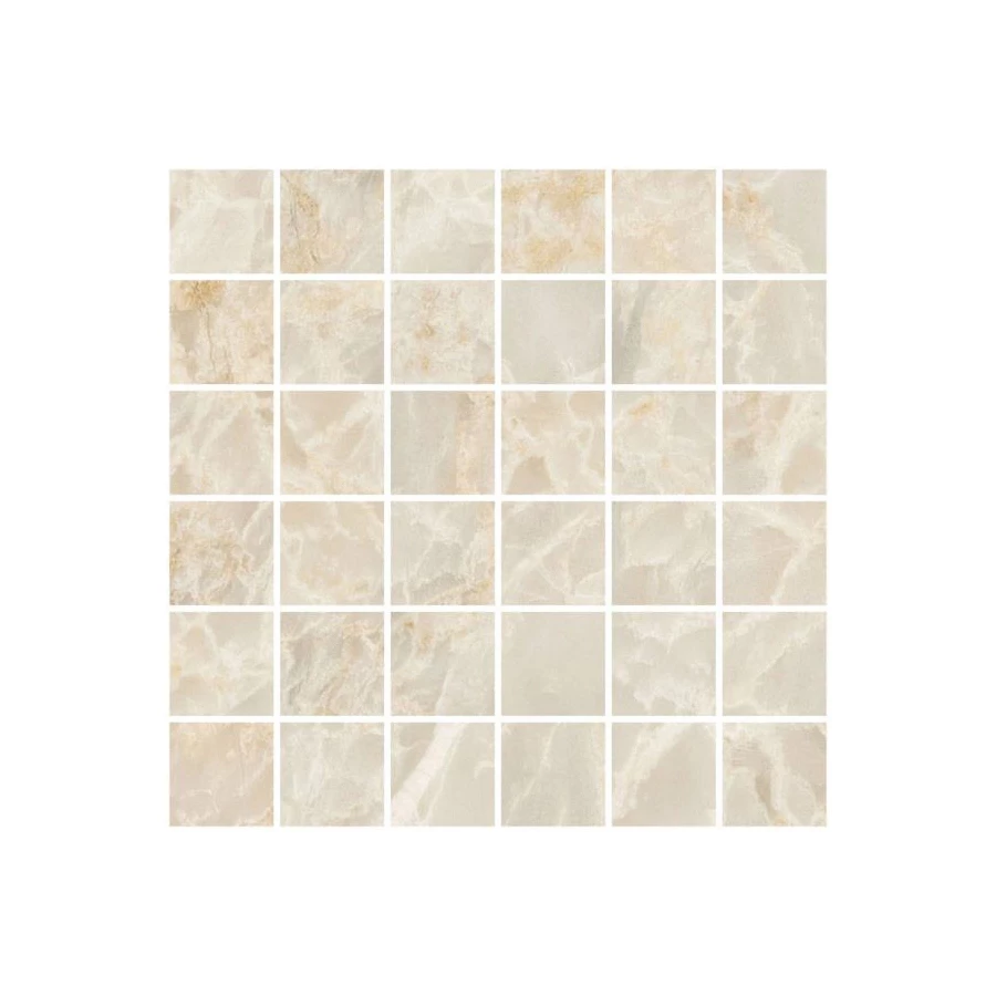 Мозаика Vitra Marble-X Мозаика Скайрос Кремовый ЛПР 5х5 K949880LPR1VTE0 30x30 см