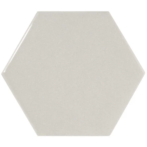 Плитка настенная Equipe Scale Hexagon Light Grey глазурованный глянцевый 10.7x12.4 см