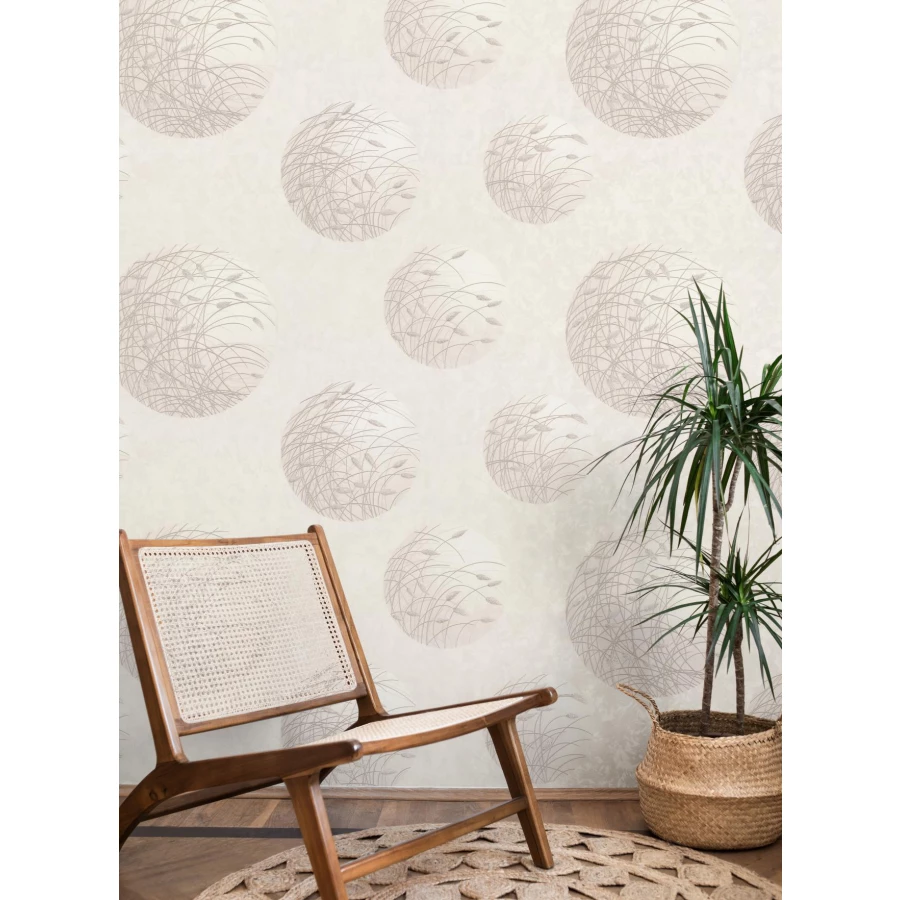 Обои флизелиновые Palitra Home Veter Peremen бежевые HC72523-12 1,06х10,05 м