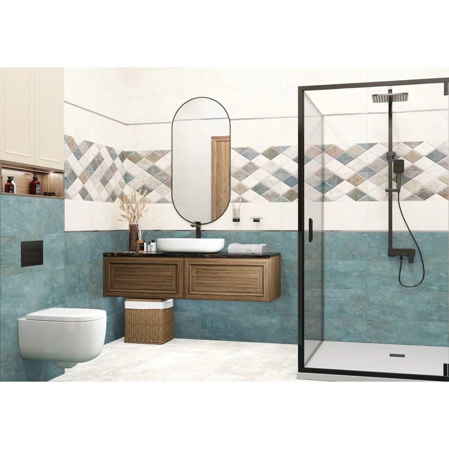 Плитка настенная Delacora Bryston Crema 7 шт в уп 53,508 м в пал WT15BRY01R 74х24,6 см