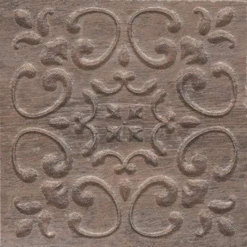 Вставка Kerama Marazzi Браш Вуд коричневый темный STG\С481\SG1550 9,9х9,9