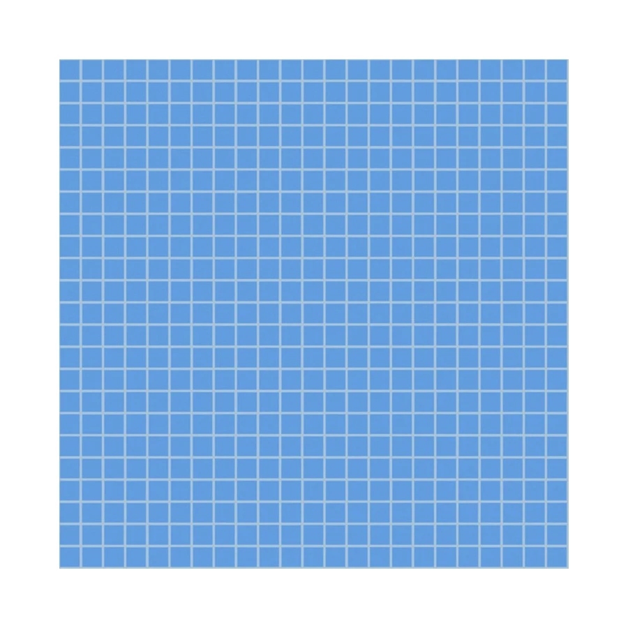 Стеклянная мозаика Bisazza Opus Romano сетка 1,2х1,2 глянцевая голубая OpRom12.113 29,3х29,3 см