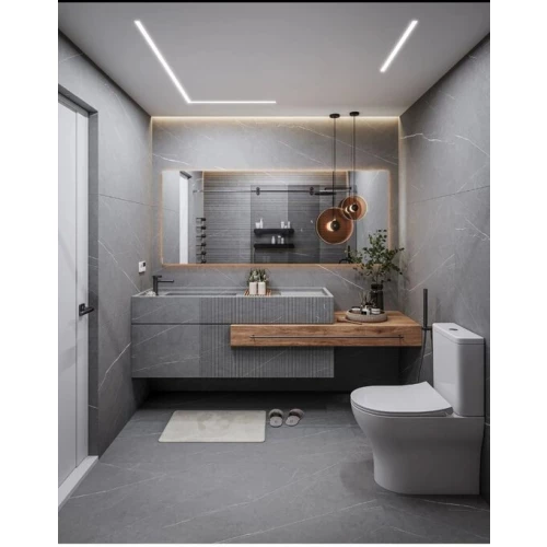 Керамогранит Meili Ceramica Calina Gray Light Matt матовый серый 160х80 см