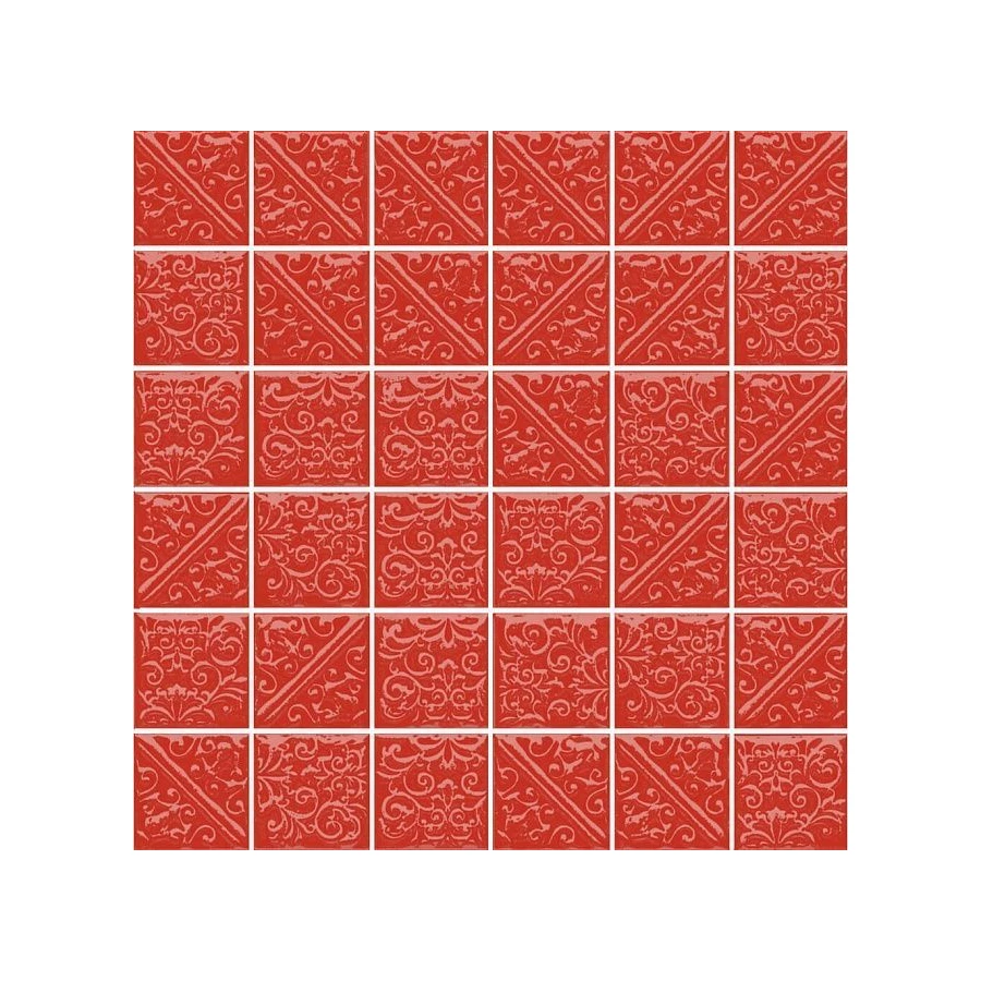 Плитка настенная Kerama Marazzi Ла-Виллет красный 30,1х30,1 см