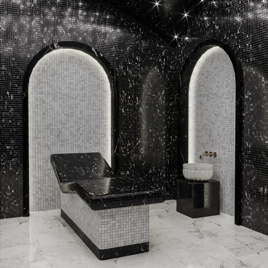Мозаика Orro Mosaic Стоне Бьянко Каррара 30х30 полированная белая 30,5х30,5 см