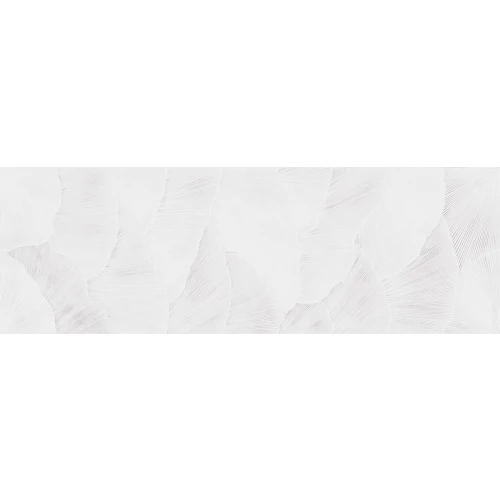 Плитка настенная Metropol Santorini Art White Glow матовая белая R0002765 90x30 см