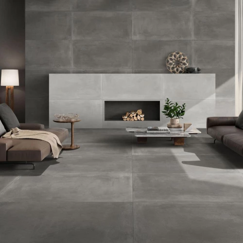 Керамогранит Neodom Concept Concrete Dark Matt матовый темно-серый N12542 120x60 см